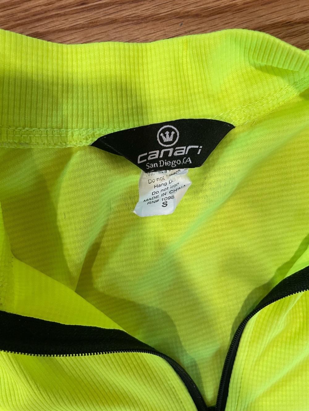 Canari Neon Yellow Cycling Jersey - High Visibility